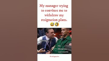 My manager trying to convince me to withdraw my resignation plans🤣😅#manager #coders #viral #shorts