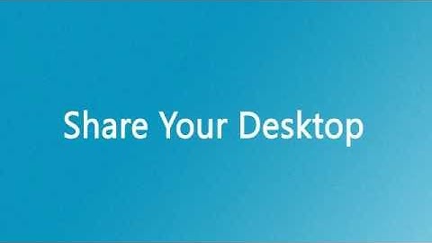 Microsoft Lync - Share Your Desktop