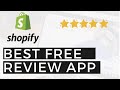 Free product review app shopify