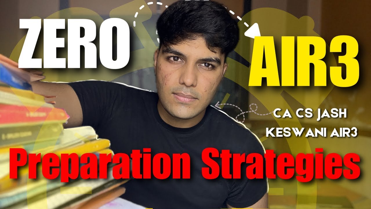 “PREPARATION STRATEGIES that ALL INDIA RANKERS won’t tell you💥📚” MORE MARKS- LESS TIME ⏰ CA CS JASH🦚