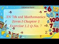 TN 7th Maths Term I Chapter 1 | Exercise 1.2 Q.No. 7 in Tamil | EDUVERSE TAMIL
