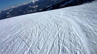 Skiing in the Swiss Alps (Flims) - Black Run