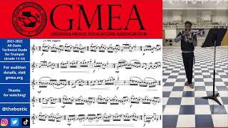 2021-2022 GMEA All-State Symphonic Band Technical Trumpet/Cornet Etude