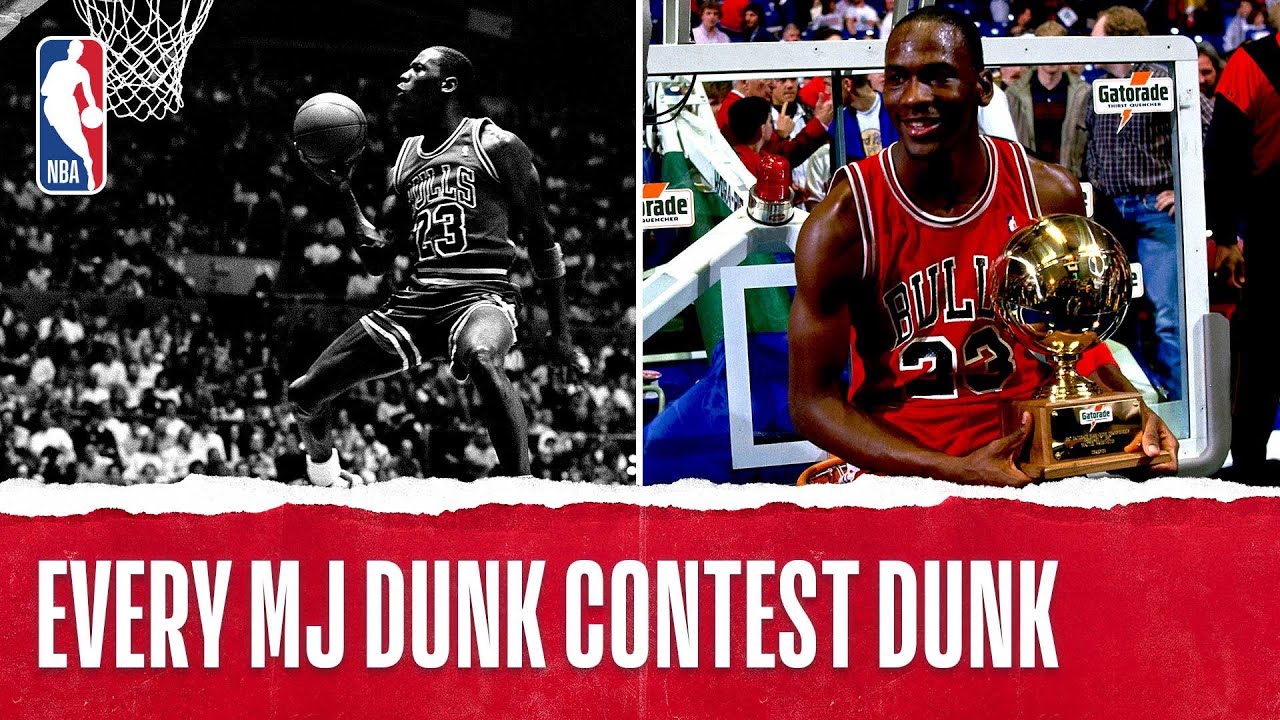Every MJ Dunk Contest Dunk | The Jordan Vault - YouTube