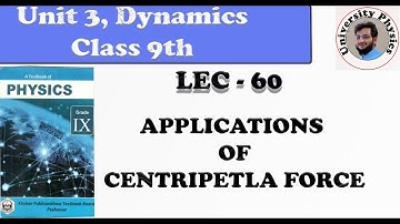 Applications of Centripetal force |Banking of road | centrifuge | class 9th physics