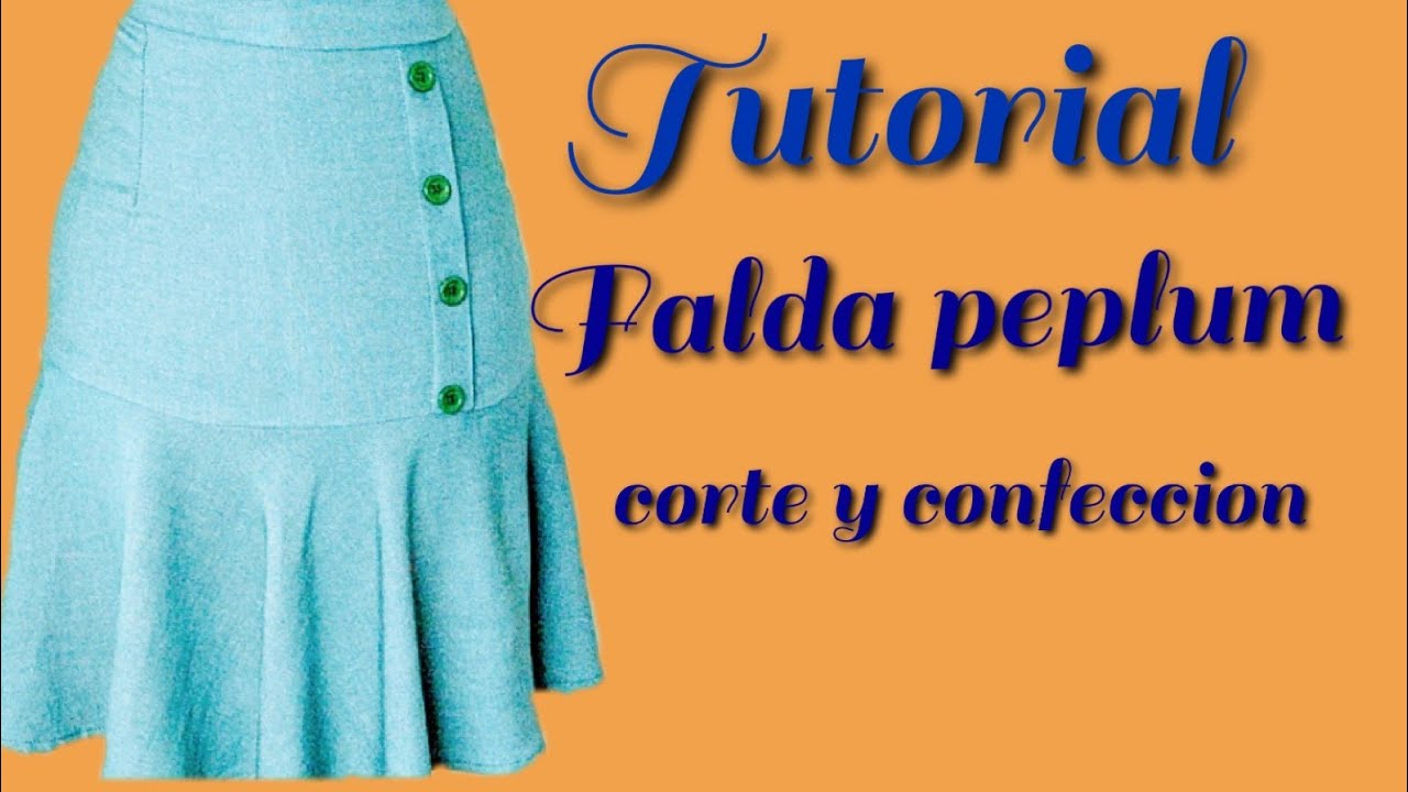 FALDA PEPLUM YouTube