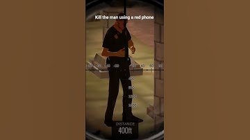 Sniper 3d assassin game shorts kill the man using a red phone 📱