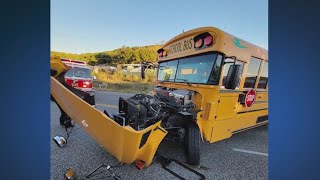 1 killed after crash involving school bus on RR 1431 in western Travis County