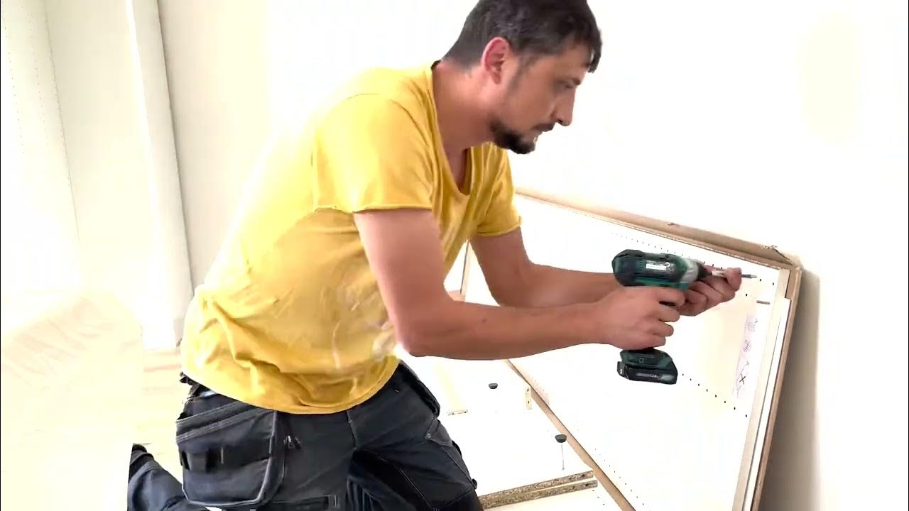 IKEA Pax Kast montage instructie. IKEA Pax Wardrobe assembly. IKEA Pax dolap montaji YouTube