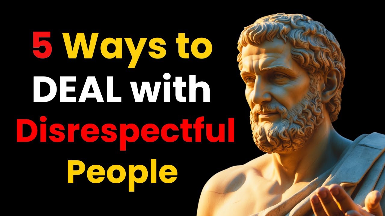 5 Ways to DEAL with Disrespectful People | MASTER YOUR EMOTIONS - YouTube