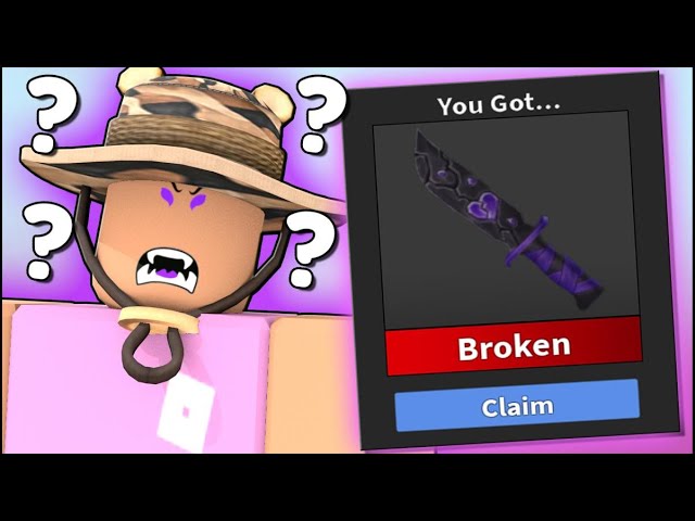 Broken Knife, Trade Roblox Murder Mystery 2 (MM2) Items