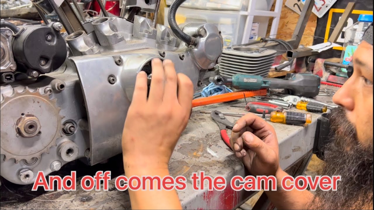 Harley Evo Sporty Cam Cover Removal and Inspection YouTube