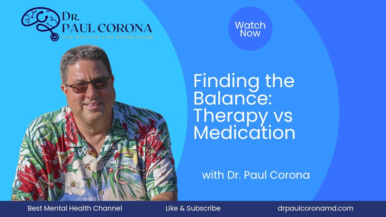Finding the Balance: Therapy vs. Medication