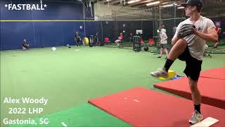 Alex Woody 2022 Lhp Bullpen Video Showcase Baseball Academy