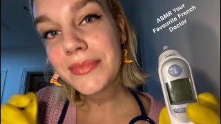 [ASMR] Your favourite French doctor + Feeding you  *But I’m using yellow rubber gloves*