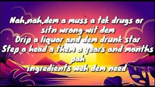 Alkaline:nah lef eh game lyrics