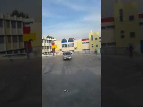 حادث دهس اثناء تشحيط في مدرسة باربد والقبض على السائق عمون