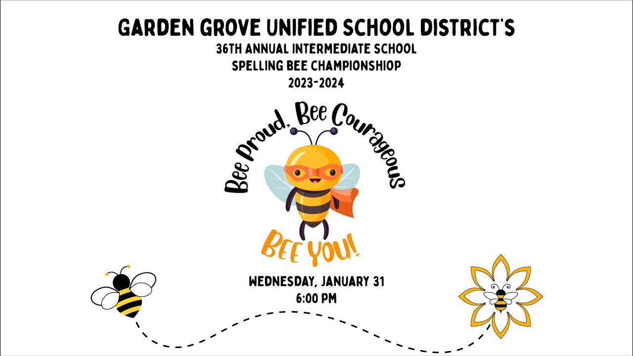 2024 GGUSD Intermediate School Spelling Bee YouTube