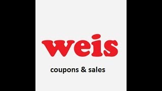 Weis coupons and sales 08-31-2017