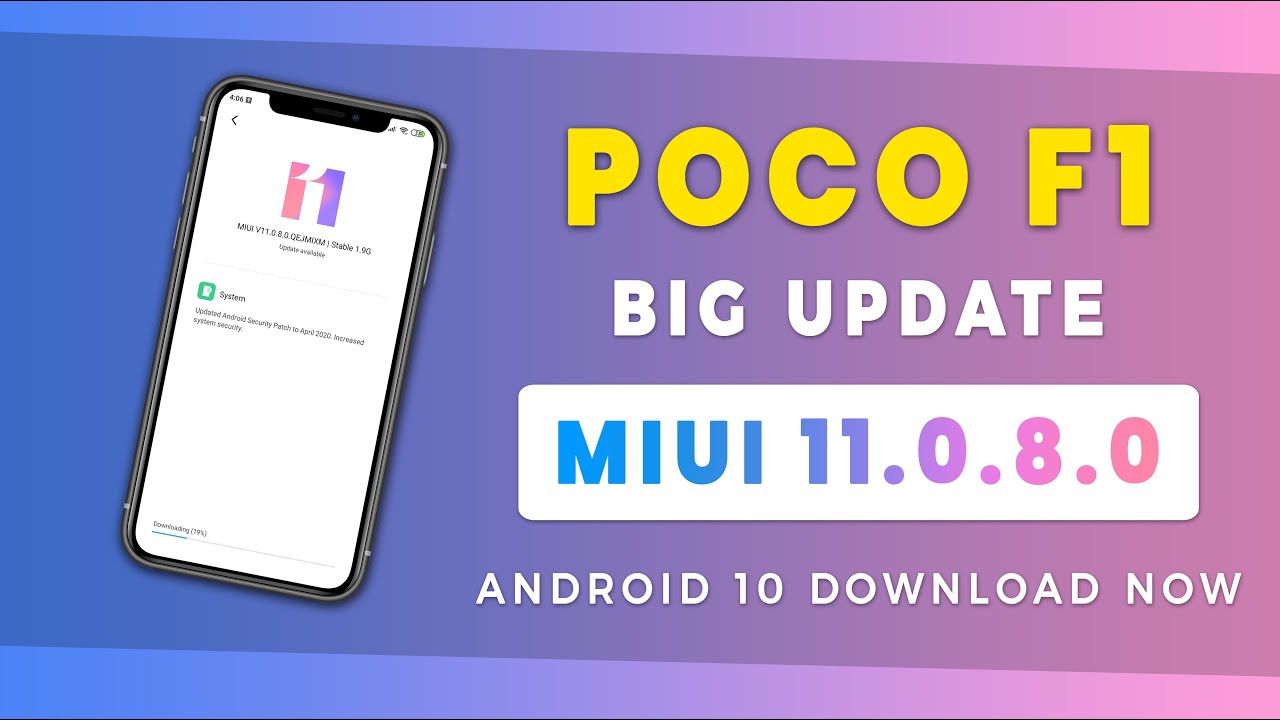 Poco F1 ANDROID 10 - MIUI 11.0.8.0 BIG Update Rolling Out | Download ...