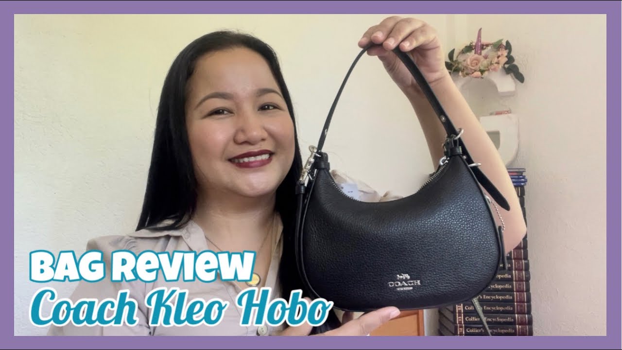 #BagReview: Coach Kleo Hobo Bag | What Fits and Try on - YouTube