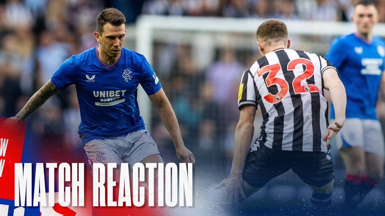 MATCH REACTION | Ryan Jack | Rangers v Newcastle