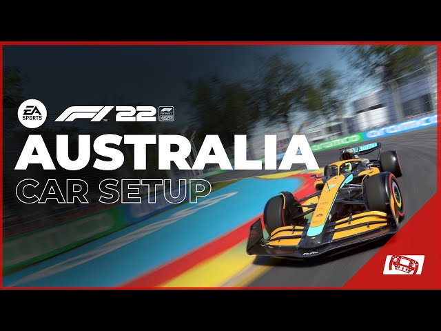 F1 22 - Australian GP Setup!  Albert Park is a very fast circuit