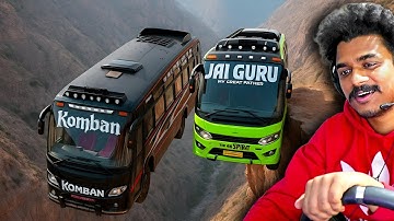 Komban Bus vs Jai Guru INDIAN Bus Race gone wrong ​@RANDOM_GTV​