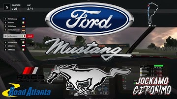 RSS GT‑M Hyperion V8 by Race Sim Studio at Road Atlanta in Assetto Corsa | Clip 02/04 | #4K