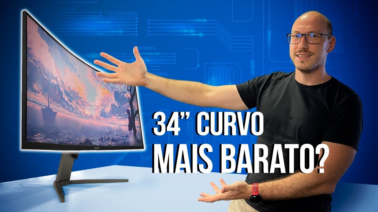 Monitor 144Hz, 1ms e QuadHD mais acessível? Testamos o Gamemax GMX34CKXQ