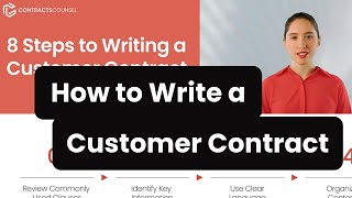 How to Write a Customer Contract [8 EASY steps]