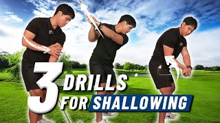 3 Drills To Shallow the Golf Club