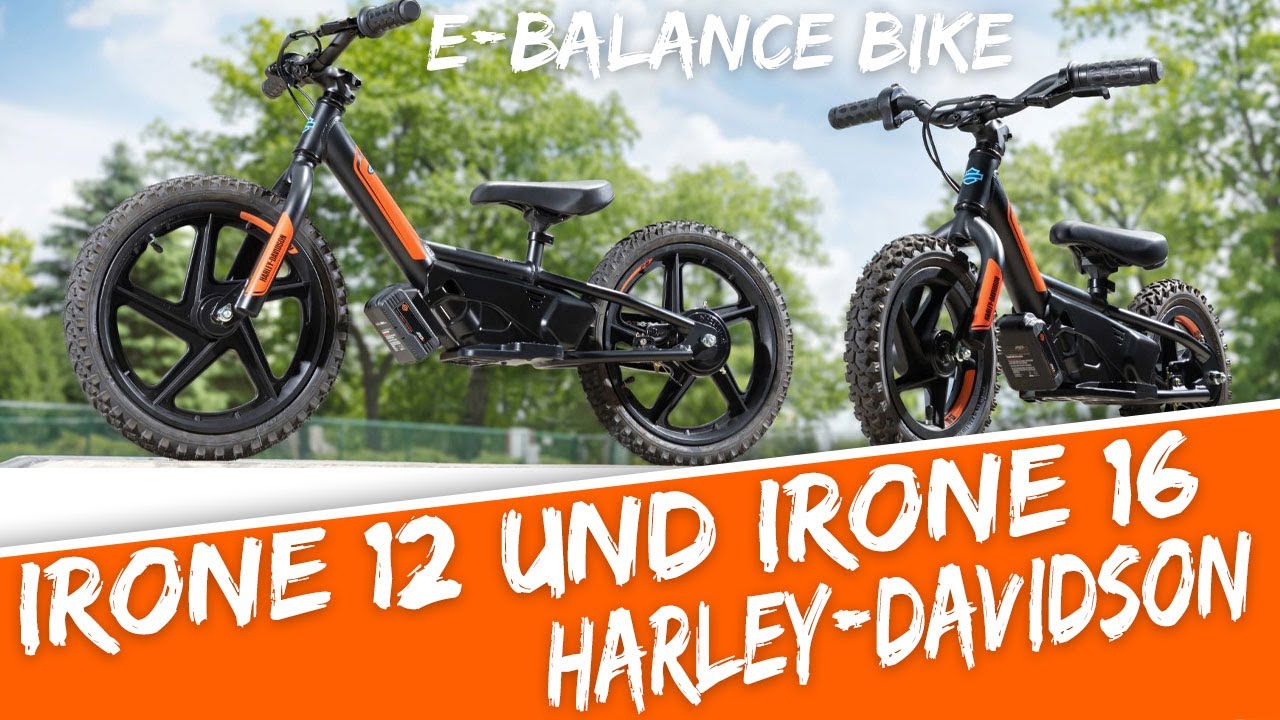 Irone 12 Und Irone16 Electric Balance Bikes Harley Davidson Irone Ebikes Youtube