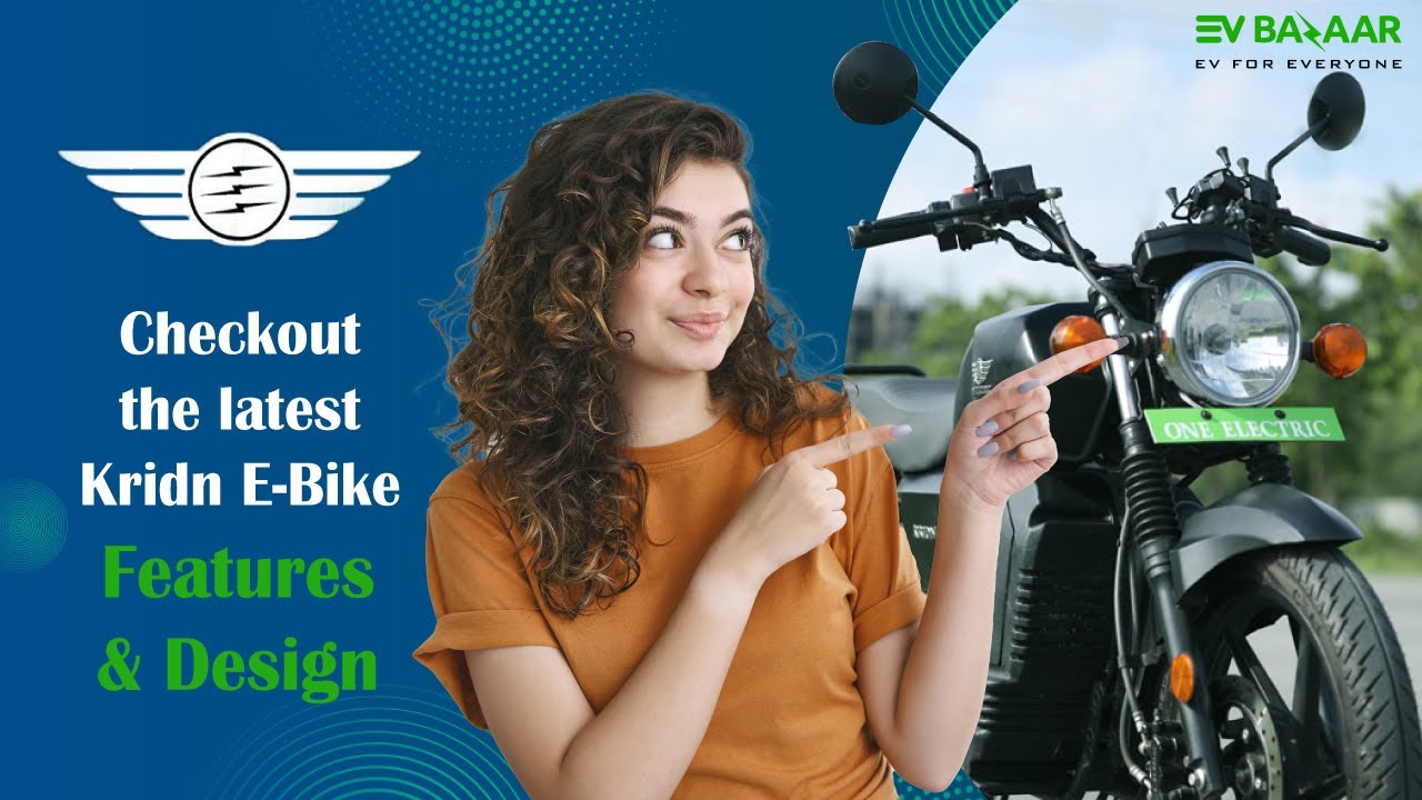 Kridn electric bike | One Electric Motorcycles - EV India Expo 2021