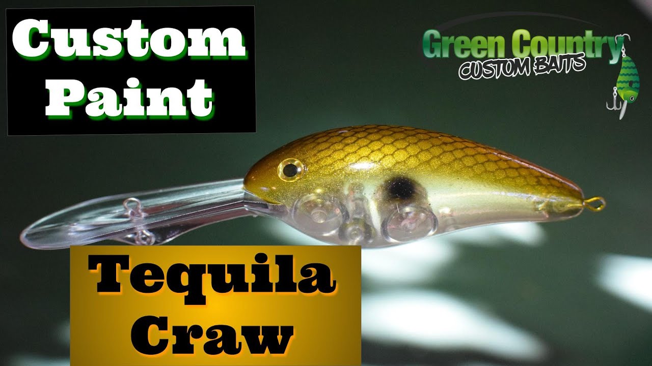 LURE PAINTING---TEQUILA SPARK SHAD---CUSTOM PAINT 