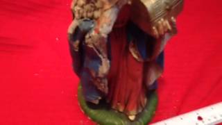 Vintage large nativity Wiseman made in Italy