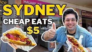 SYDNEY CHEAP FOOD! We try a $5 Falafel Sandwich in Malaak Baghdad Restaurant