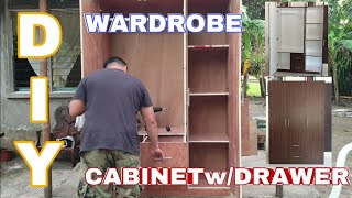 WARDROBE CABINET WITH DRAWER AND HANGING ROD. screenshot 5