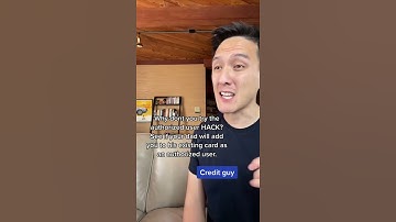 Try this Authorized User method for boosting credit scores!