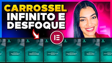 Como Criar um CARROSSEL INFINITO no Elementor Free e Pro [Carrossel sem pausa e com Desfoque]