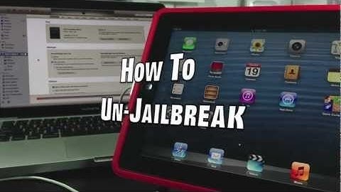 how to unjailbreak any  iphone / ipod / ipad