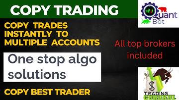 Copy Trading with multiple accounts and broker | Earn money with Copy Trading software #copytrading