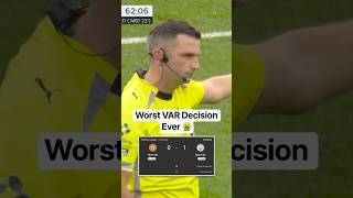Worst VAR Decision Ever @BFordLancer