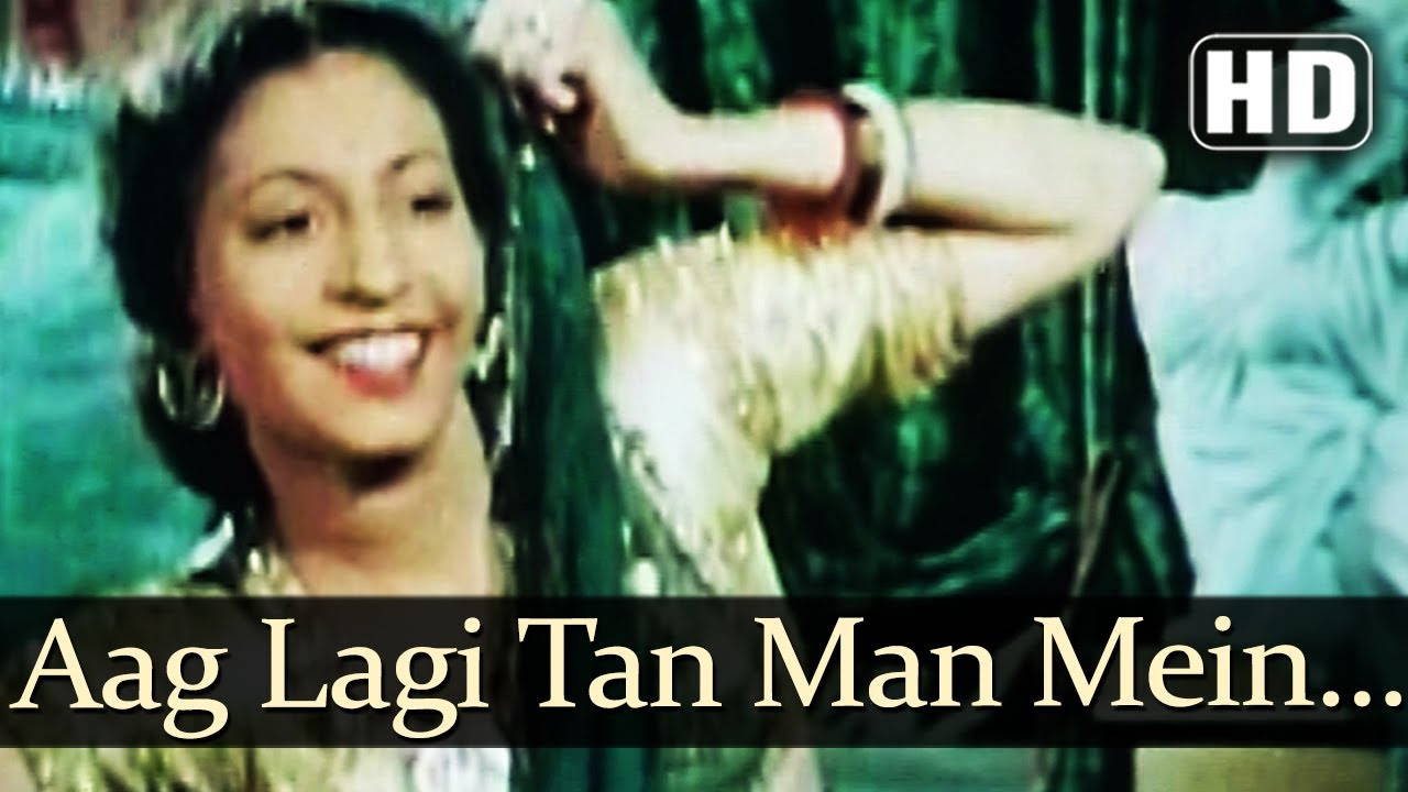 Aag Lagi Tan Man Mein HD   Aan 1952 Songs   Dilip Kumar   Nadira   Sheela Naik