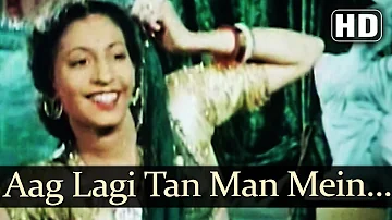 Aag Lagi Tan Man Mein (HD) - Aan (1952) Songs - Dilip Kumar - Nadira - Sheela Naik