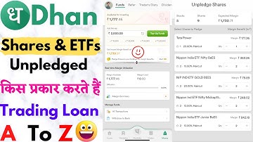 How To Unpledged Shares & ETFs On Dhan App ? | Dhan App Web Tutorial