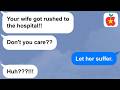 【Apple】Wife on a business trip ends up in the hospital with the boss she_s having an affair with.