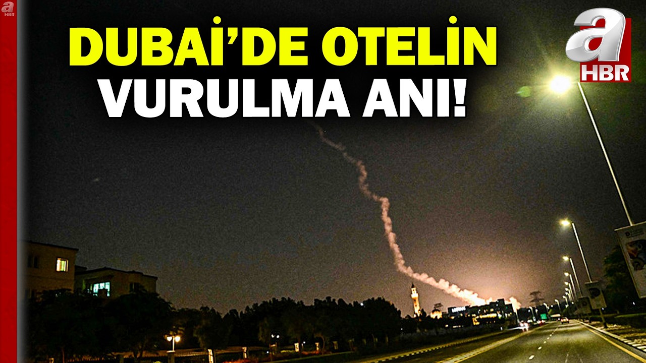 Dubai'de bir otelin vurulma anı! İran'ın misillemeleri sürüyor | A Haber