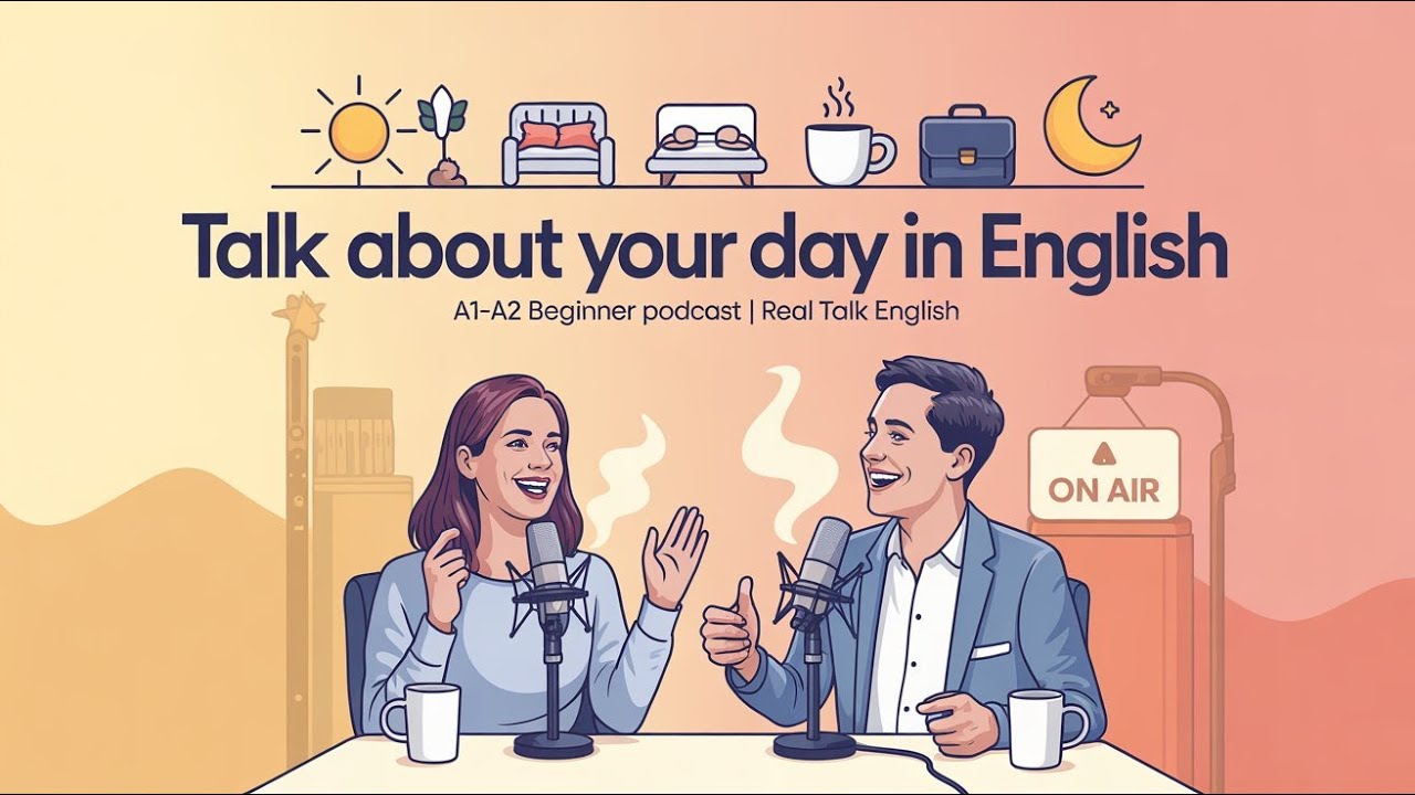 Talk About Your Daily Routine 🕒 | Easy English Conversation for ...