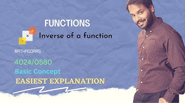 Inverse of a function | How to find | Easy explanation in Urdu/Hindi | 100 seconds ONLY !!!!